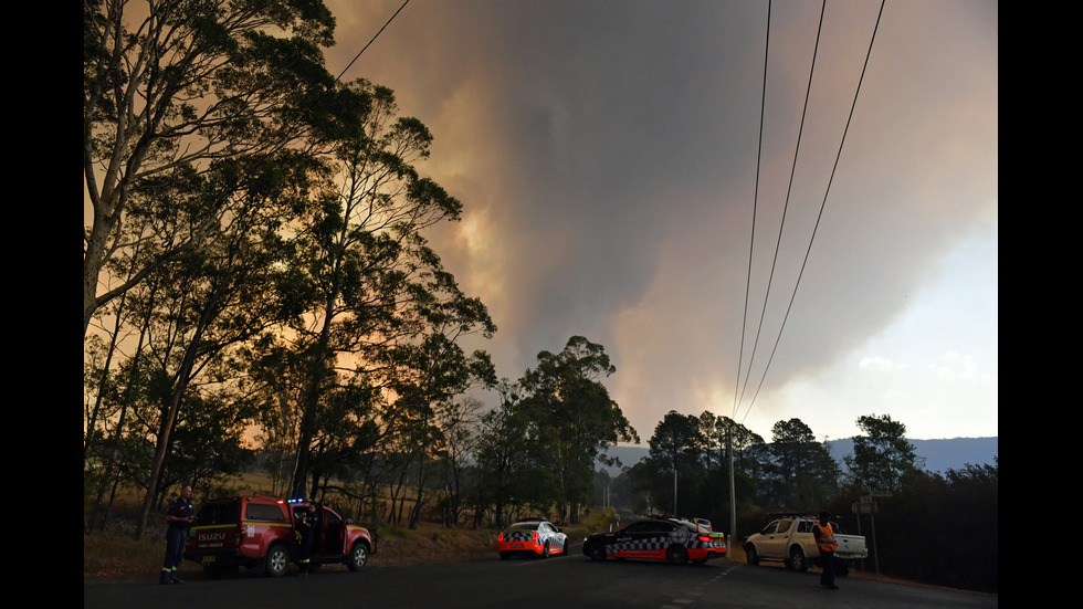 ОГНЕН АД: Три големи горски пожара в Австралия се сляха