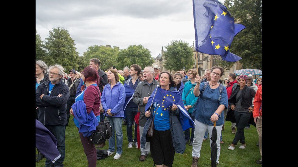 Стоттици протестираха в Бристол срещу BREXIT