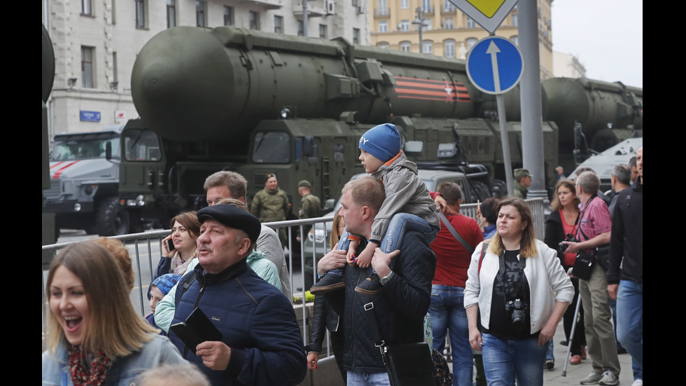 Репетиция за военния парад в Москва