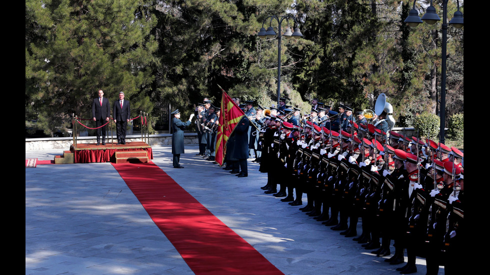 Румен Радев на посещение в Македония