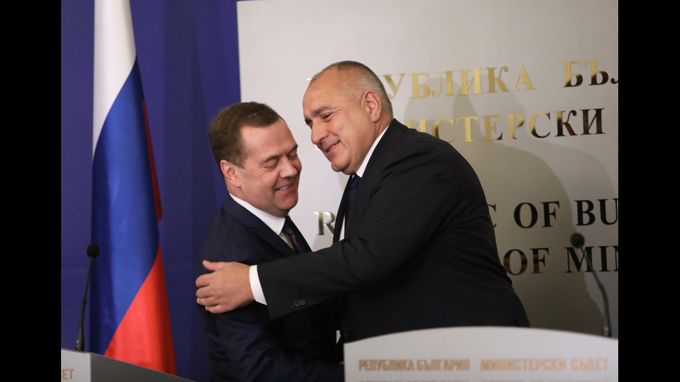 Борисов и Медведев обсъдиха енергийното сътрудничество