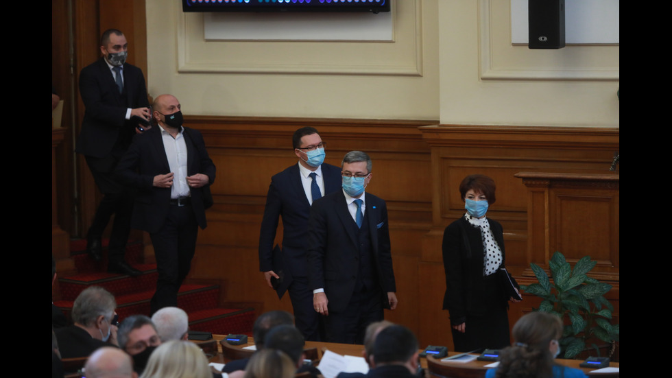 Извънредно заседание на НС за избор на кабинет