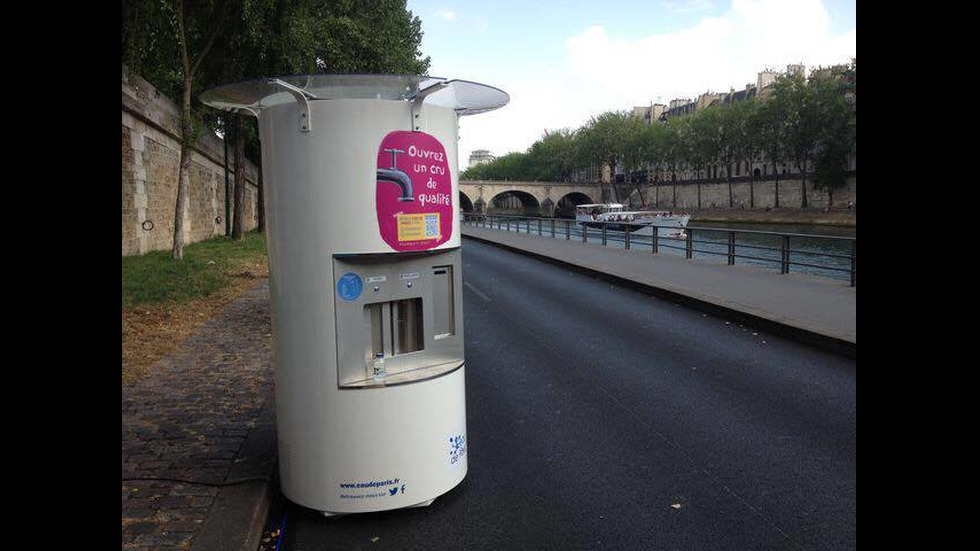 Екологичните фонтани с вода в Париж