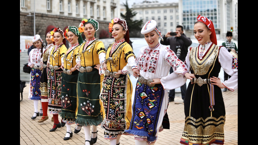 Частни фолклорни ансамбли излязоха на протест