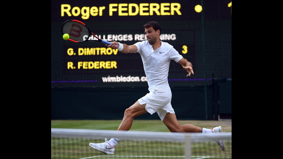 Григор Димитров и Роджър Федерер в битка за място на 1/4-финала на Уимбълдън