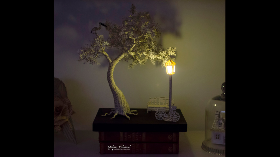 Магически скулптури от хартия