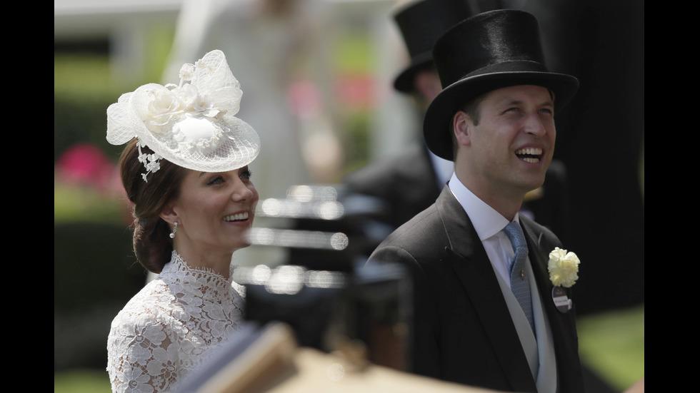 Кейт Мидълтън и принц Уилям на едно от най-важните събития за сезона в Англия