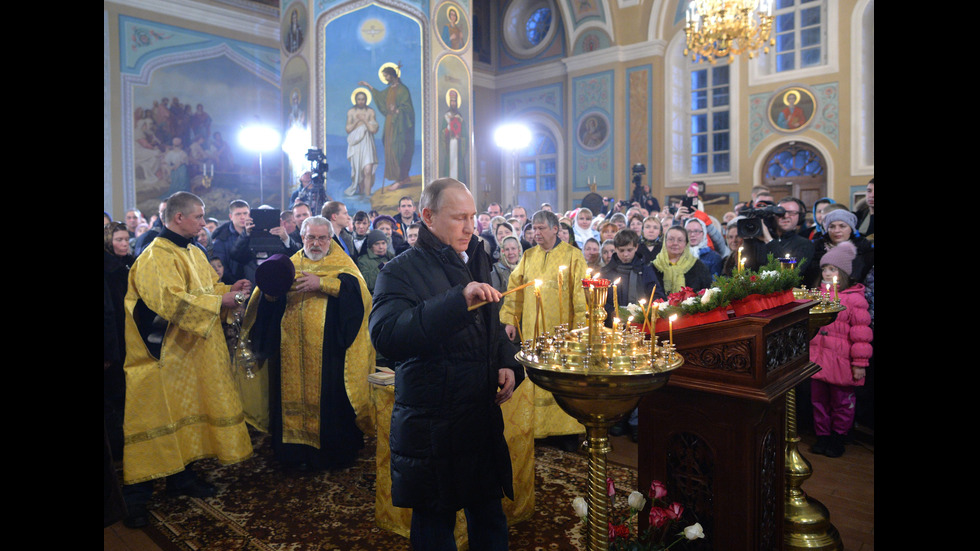 Путин поздрави руснаците за Коледа