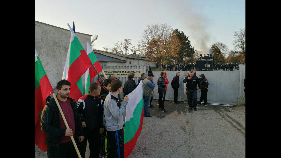 Бунт в бежанския център в Харманли