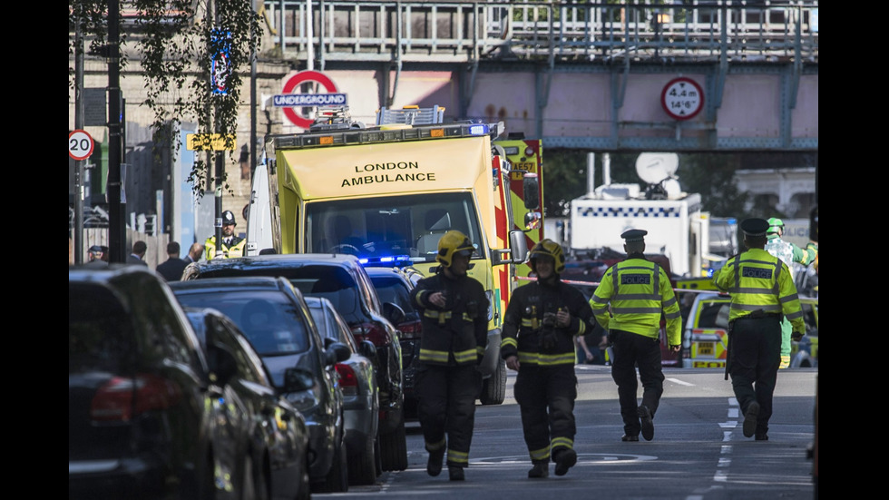 Взрив в метрото в Лондон