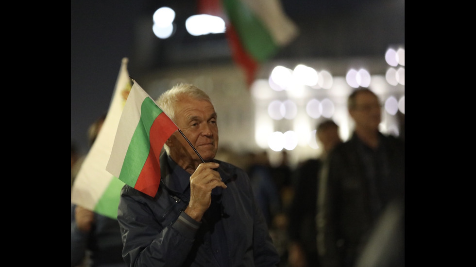 78-ма вечер на антиправителствени протести в София