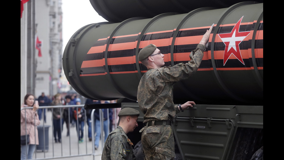 Репетиция за военния парад в Москва