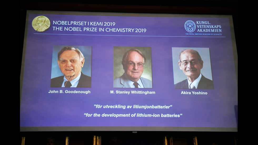 Трима си поделят Нобеловата награда по химия