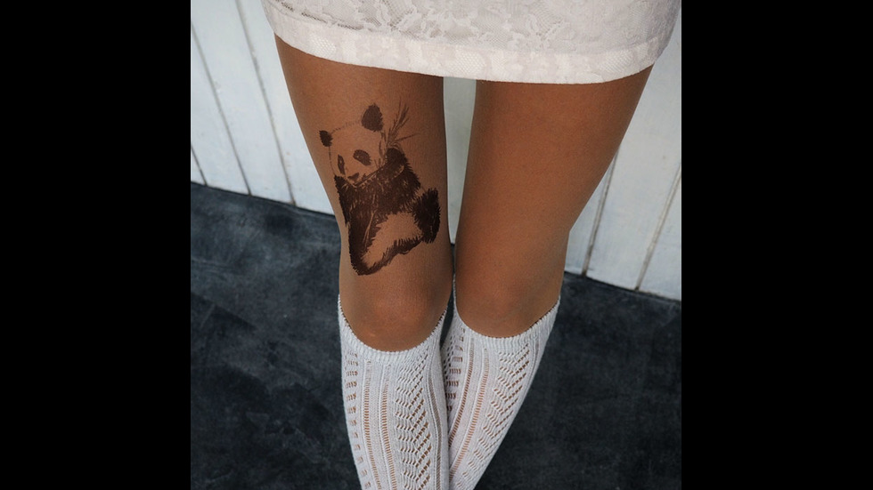 Чорапогащник, който създава илюзията, че сте татуирани