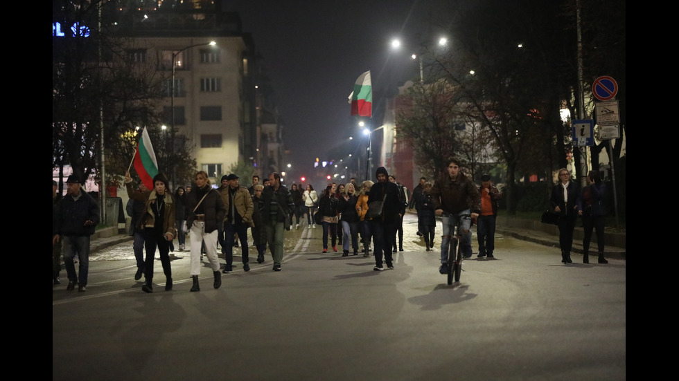 Поредна вечер на протести в София