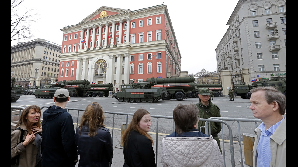 Репетиция за военния парад в Москва