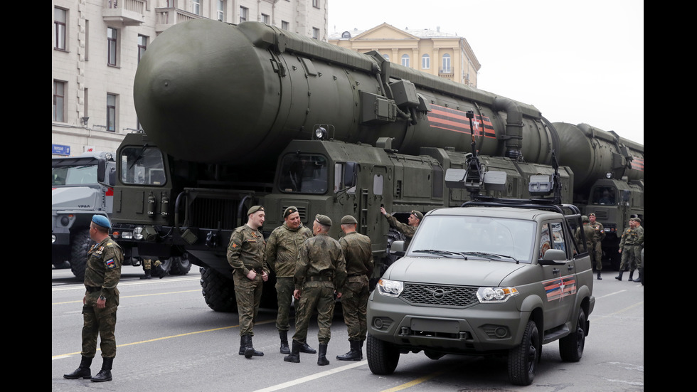 Репетиция за военния парад в Москва