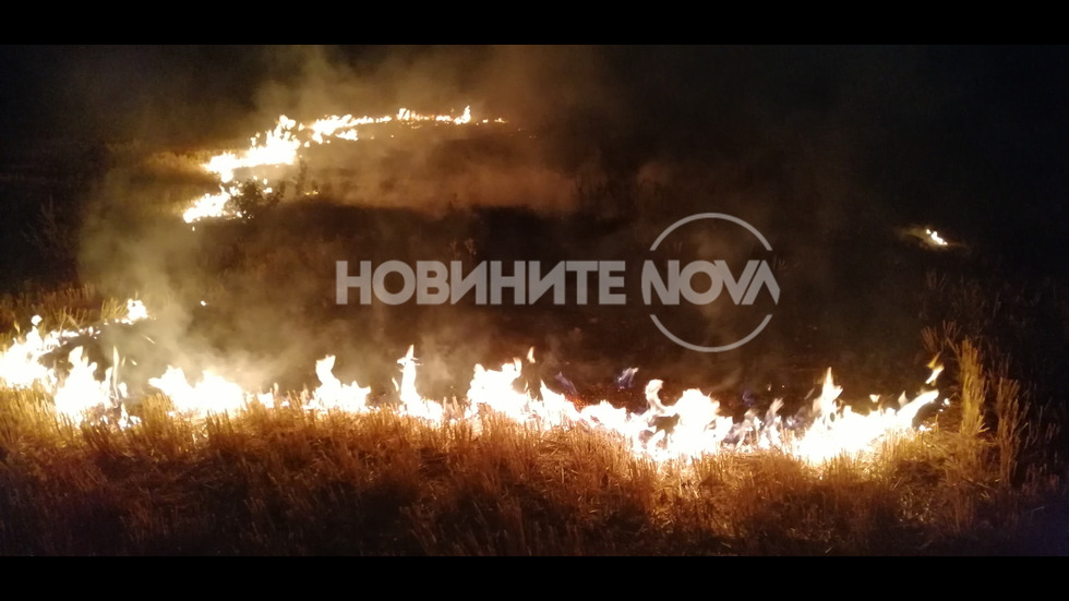 Голям пожар в Горнооряховско
