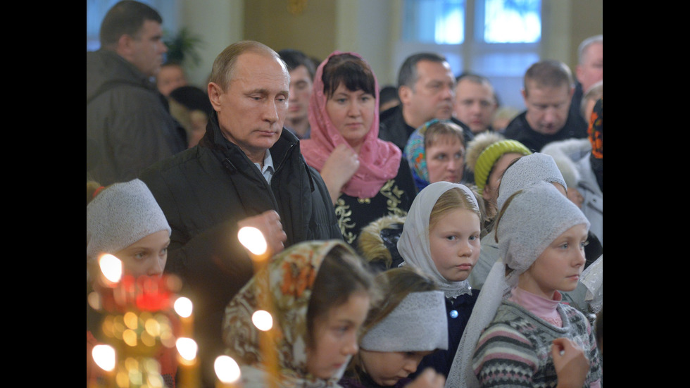 Путин поздрави руснаците за Коледа