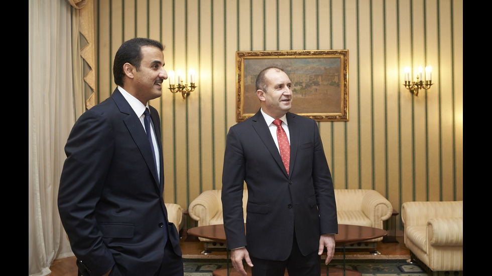 Емирът на Катар е на посещение в България