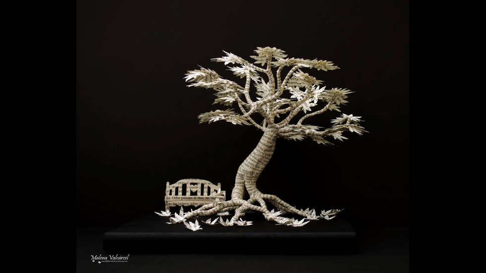 Магически скулптури от хартия