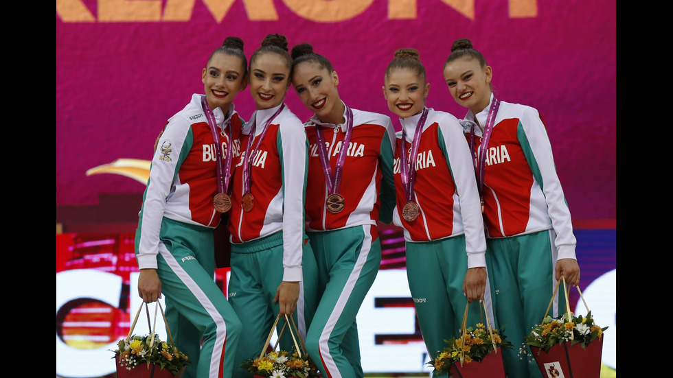 Златните ни момичета спечелиха бронз на многобоя в Баку