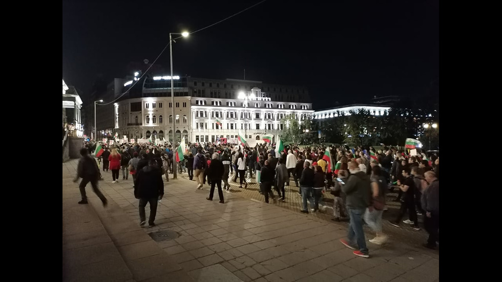 87 вечер на антиправителствени протести
