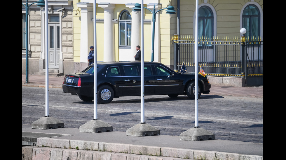 Пристигането на Тръмп и Путин във Финландия