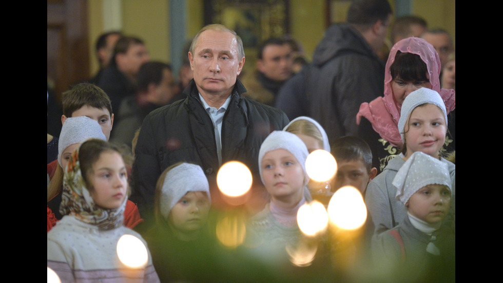 Путин поздрави руснаците за Коледа