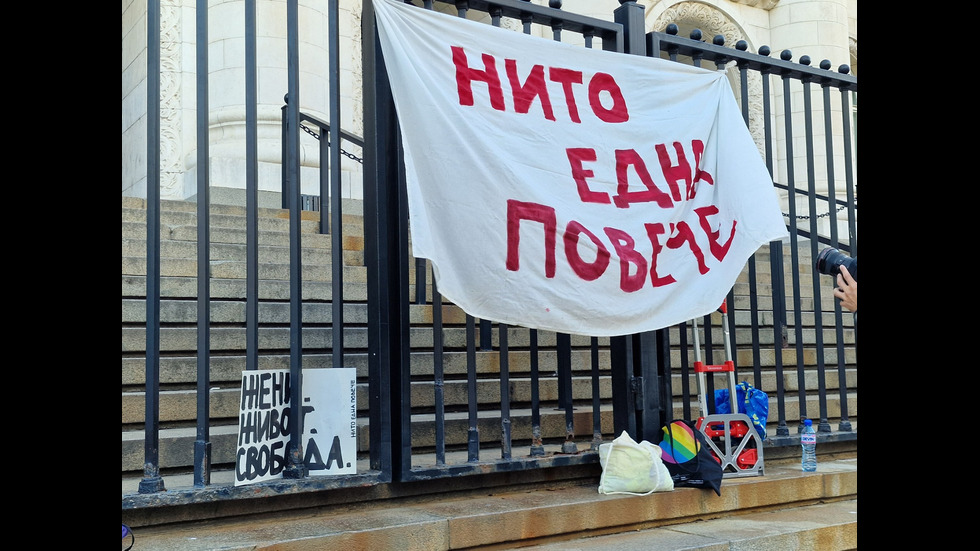 „Нито една повече”: Протест в София срещу домашното насилие