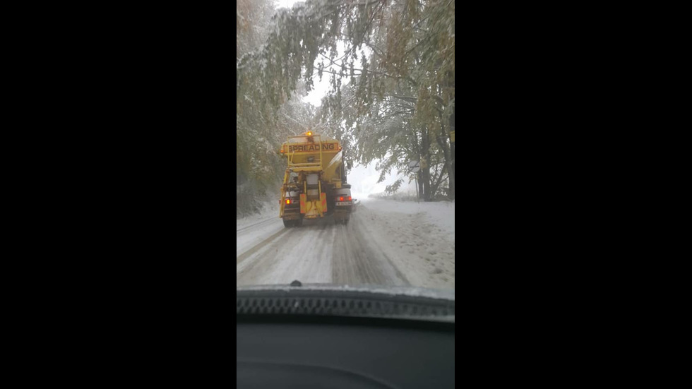 Падна първият сняг