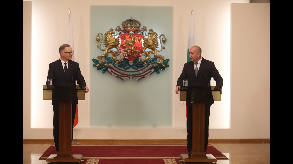 Президентът на Полша пристигна у нас