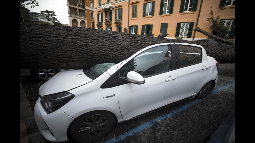Пораженията от големите бури в Италия