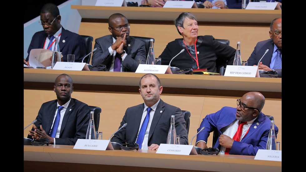 Президентът Румен Радев на среща за климата в Париж