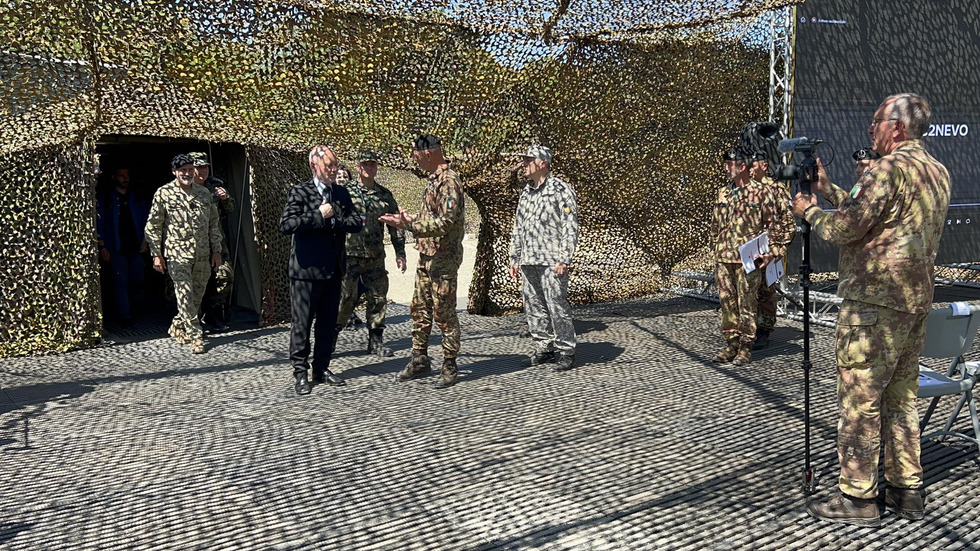 Първо по рода си учение на многонационалната бойна група на НАТО на полигона в Ново село