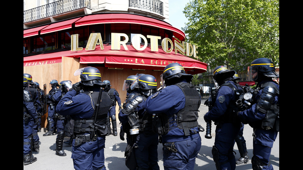 Сблъсъци и арестувани в Париж на 1 май