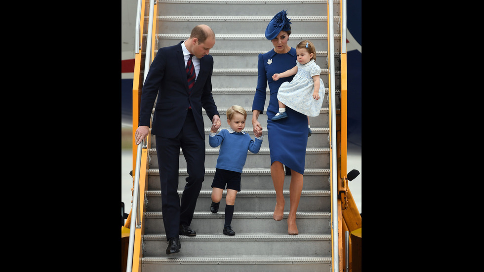 Британското кралско семейство на визита в Канада
