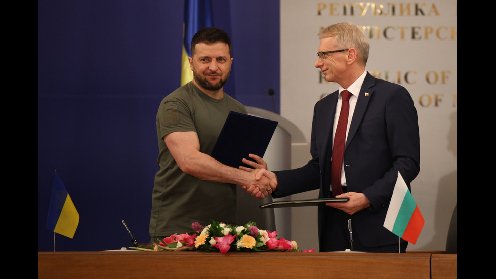 Зеленски на визита в България
