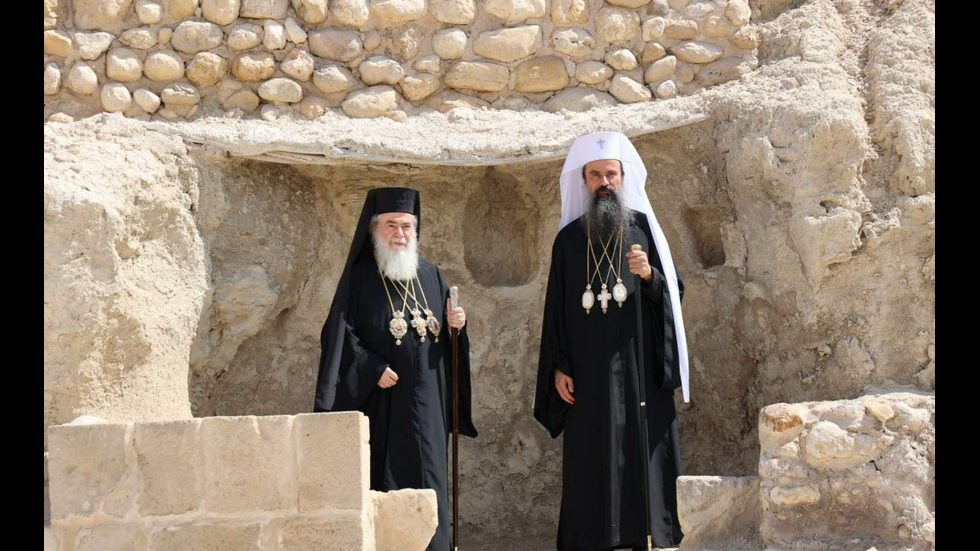 Патриарх Даниил посети мястото на Кръщение Господне в Йордания