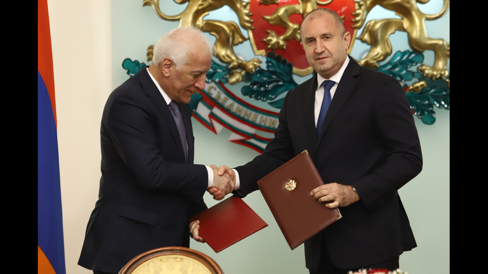 Президентът на Армения е на посещение у нас