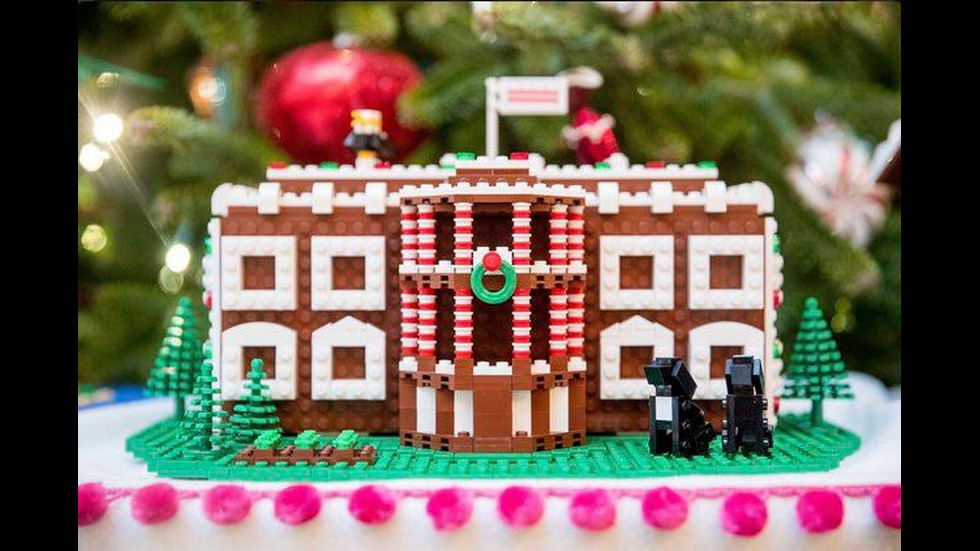 "Медени" къщички украсиха Белия дом