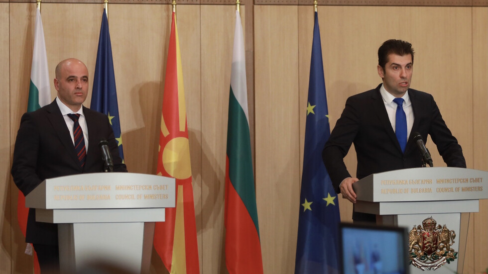 Визитата на премиера на Северна Македония в България