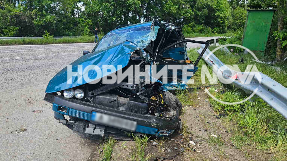 Шофьор загина при катастрофа на пътя Велико Търново - Русе