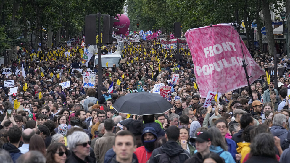 Поредни протести в Париж срещу крайнодесните партии