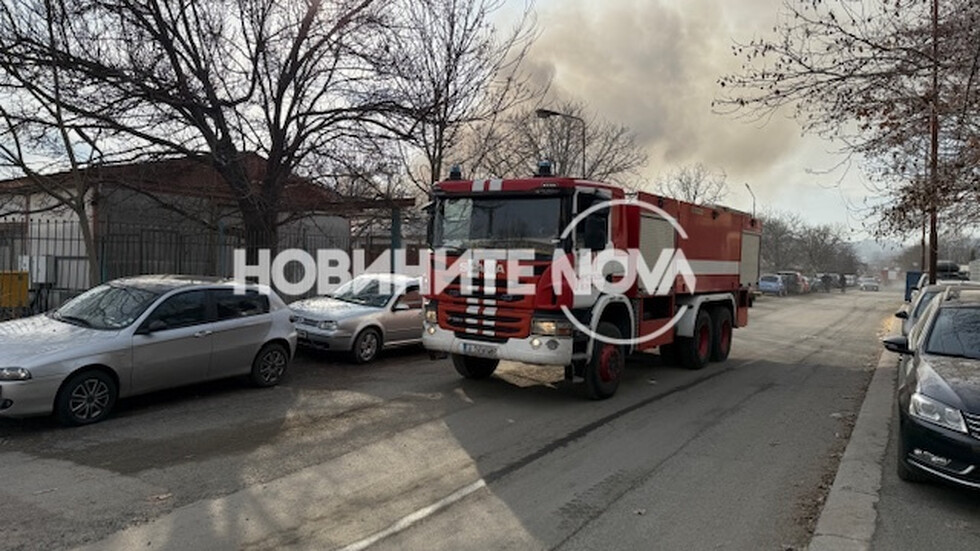 Пожар в автоморга в Бургас