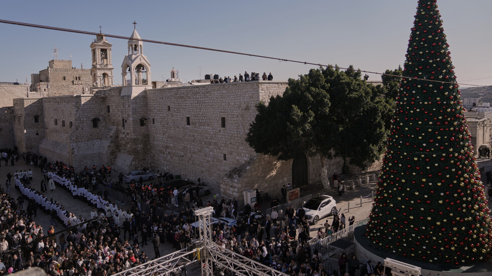 Витлеем празнува първата си Коледа след примирието в Газа