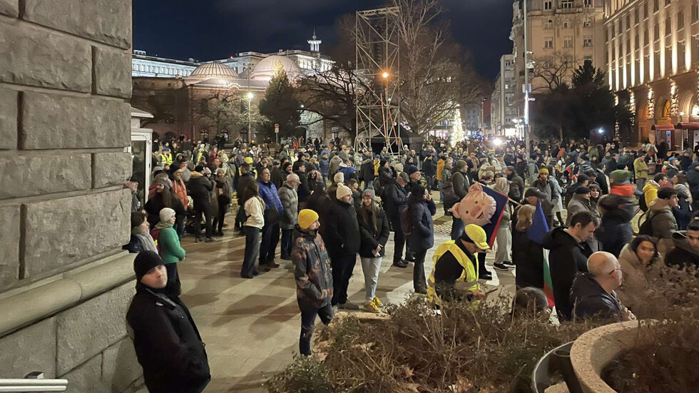 Протест в Триъгълника на властта