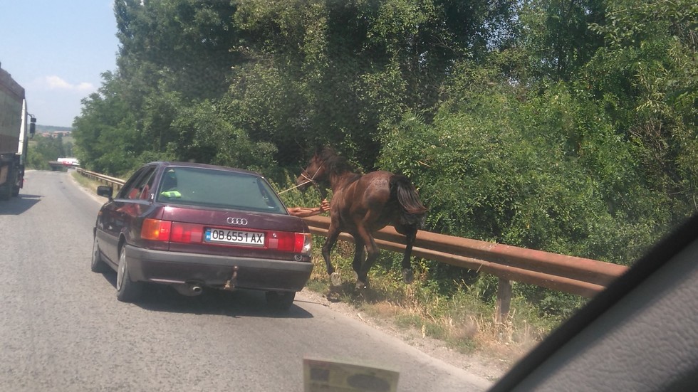 И коне започнаха да влачат по пътищата