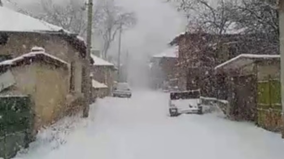 Зимата в село Буново, Софийско