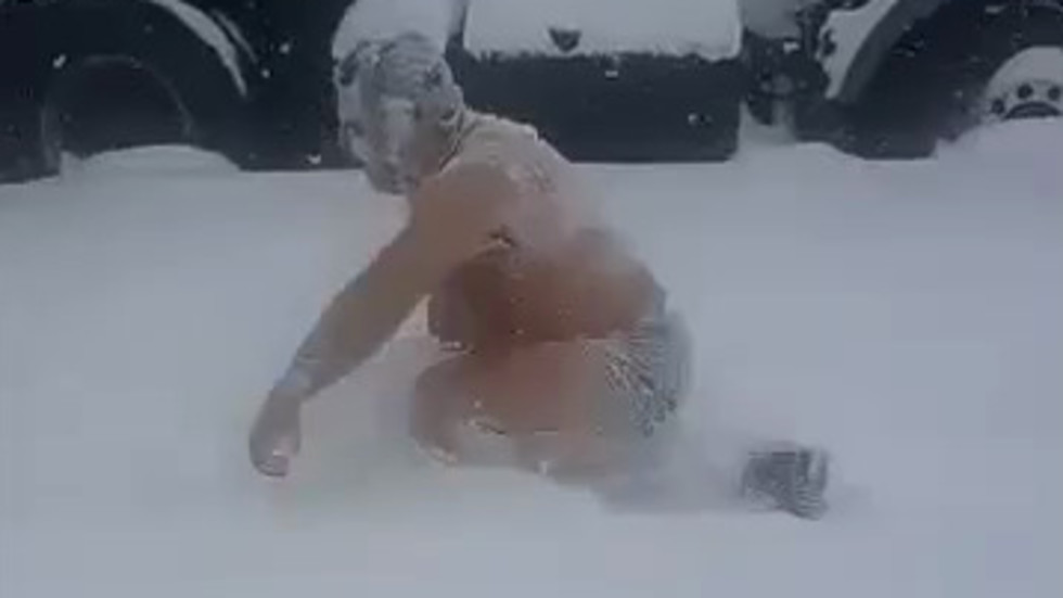 Забавление в снега